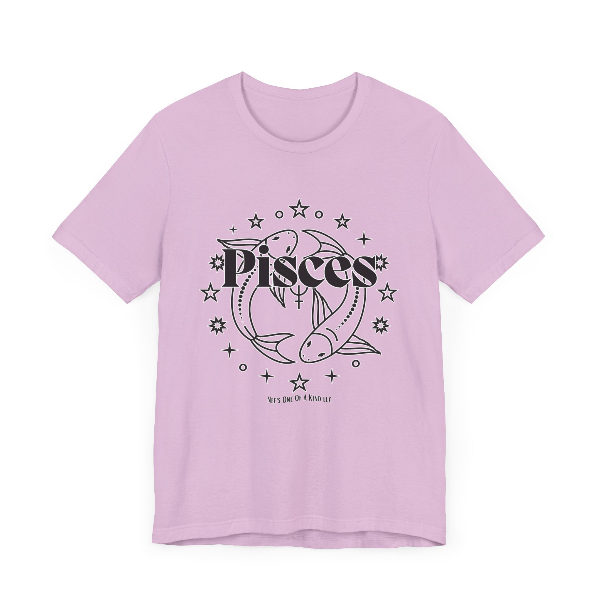 The Pisces Zodiac Unisex Casual Classic Jersey Short Sleeve Tee